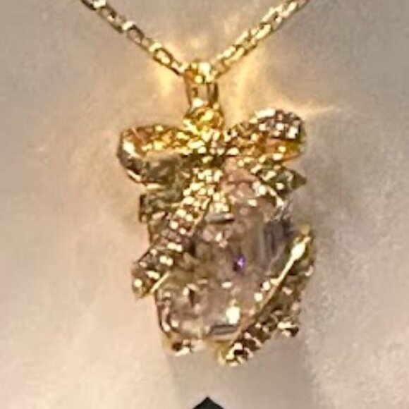 Kate Spade Pave Present Pendant & Studs Boxed Set NIB Sophisticated Style NWT - Picture 3 of 15